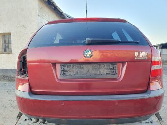 Škoda Octavia 2 combi 1.9 TDI díly - červená met. 9892 - 5