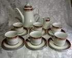 Starožitný porcelánový čajový servis z Bohemie, český, 50+ l - 5
