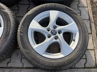 4x al kola 5x114.3 17 + pneu zimní 215/60 R17 - 5