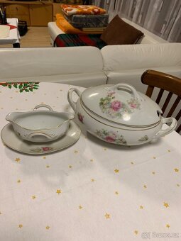 Porcelanovy starozitny servis - 5
