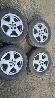 ALU 15 " Škoda orig Eleganc zimní+letní 195/65 R15 - 5