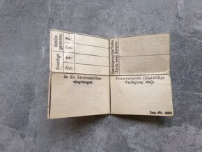 C.aK.rakouská ID známka Hoch und Deutschmeister - 5