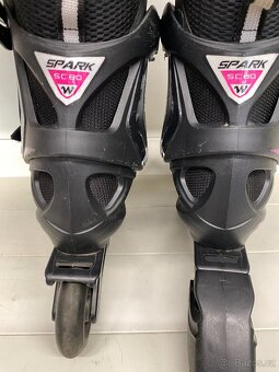 kolečkové in-line brusle RollerBlade velikost 38 stélka 24cm - 5