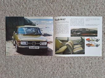 Prospekt osobních automobilů SAAB 1974, firemní, dobový - 5