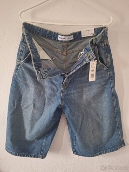 Džínové kraťasy Bershka Wide Skate (EU40/XS) - 5