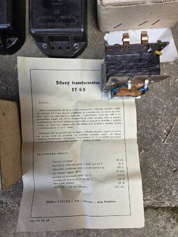 Konvolut/jistící relé/elektro/transformátor - 5