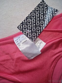 Krásné nové neonkové růžové plavky H&M - 5