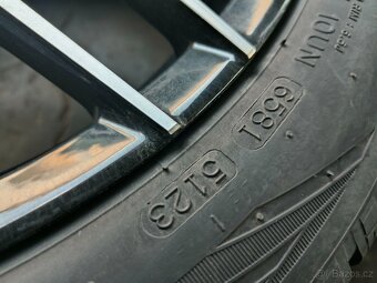 Alu kola 5x112 Zánovní 17" včetně celoroční pneu - 5