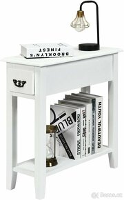 Hladký stolek-NOVÝ - hnědá barva - 5