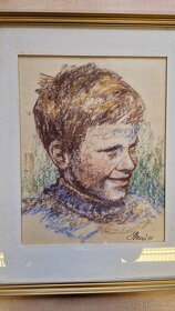 Obraz chlapce, Vojtěch Strnad, 1975 - 5