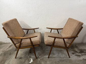 Pár retro křesel TON - 5