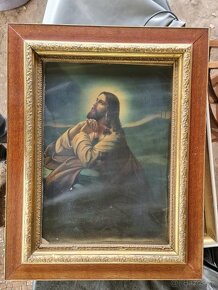 3x obraz Krajiná + Ježíš - 5