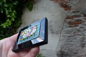 Skleněné millefiori těžítko, benátská mozaika - 5