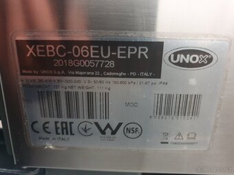 Pekařská pec Unox Bakertop 6 GN - 5