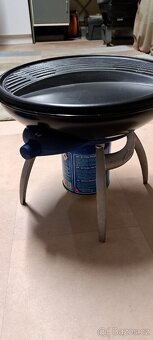 Campingaz vařič + Grill v top stavu + plyn kartuše - 5