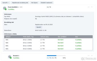 Synology NAS DS416j + 4x3TB hdd + APC-ES 400 - 5