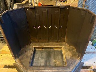 Celolitinová krbová vložka s panoramatickým sklem - 5