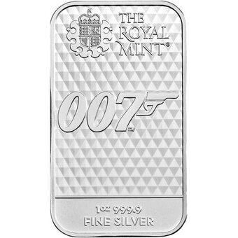 2x 1oz stříbrný investiční slitek James Bond 2020 2022 - 5