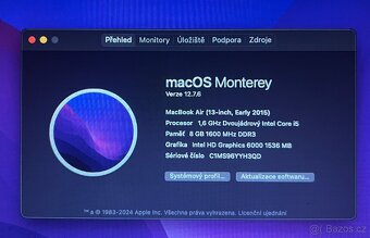 MacBook Air 12.7.6 (13 inch, Early 2015) - 5