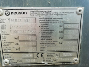 Pásový minibagr Neuson 6003, hmotnost 6tun,r.v. 2008 - 5