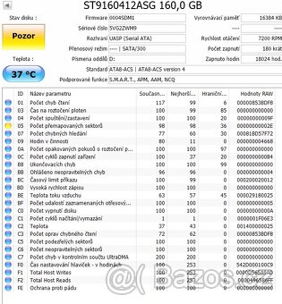 4x HDD 2,5" WD,SEAGATE,HITACHI SATA SMART OK - 5
