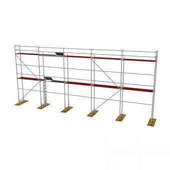 Půjčím lešení Plettac uni 70, 126m2 - 5