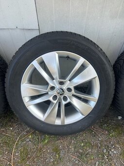 Originál alu kola Škoda Kodiaq zimní R18 - 5
