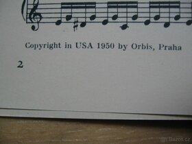 Noty - Czerny - Op. 718, etudy pro levou ruku - 5
