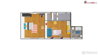 Byt v Top Stavu, 2+kk, 53,1 m2 + sklep, 2.patro, OV, cihla - - 5