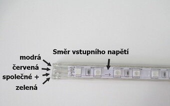 LED pásek 60x5050SMD, 230V, 10W/m, voděodolný, IP67, RGB - 5