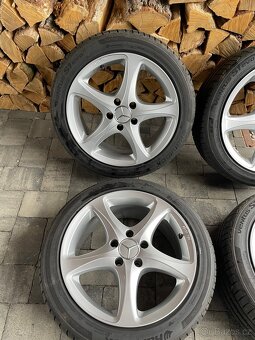 Zánovní alu kola 5x112 včetně letních pneu 225/45R17 - 5