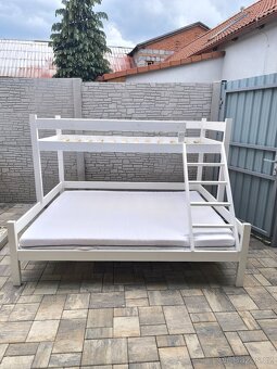 KOMPLETNÍ SESTAVA Z MASÍVU NELA BÍLÁ 160X200CM - 5