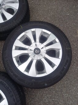 Letní Alu kola Citroen Berlingo+ ZÁNOVNÍ pneu 215/55R16 - 5