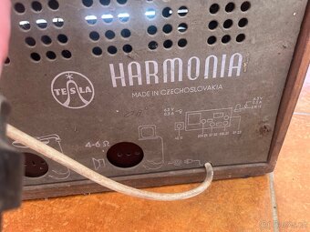 Tesla Harmonia – lampové rádio (Made in Czechoslovakia) - 5