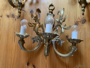 Historická mosazná svítidla - 5
