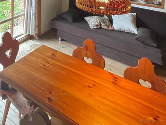 Stůl a židle rustikální - 5