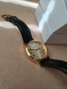 Zlatý pásek a hodinky nové pánské - 5
