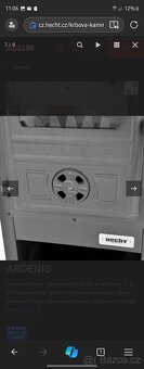 Prodám krbová kamna 7-8.0KW - 5