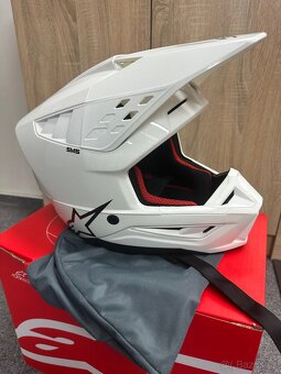 Helma Alpinestars SM5 white XXL - snížená cena - 5