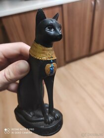 Sošky Horus,ESET, bastet ,sarkofág Egypt tyrkys - 5