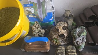 Krmení pro rybičky a úkryty skalky artemie 2 kg - 5