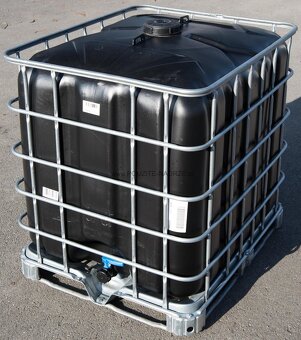 IBC KONTEJNERY ČERNÉ / NÁDRŽ NA 1000 L - ČISTÉ - 5