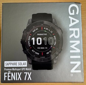 Prodám Garmin Fenix 7X sapphire solar 51 mm - 5
