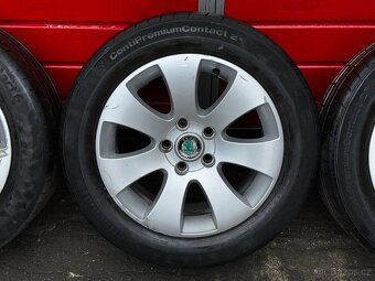Original ALU kola Škoda Spectrum 16" 7J ET45 + 205/55/R16 - 5