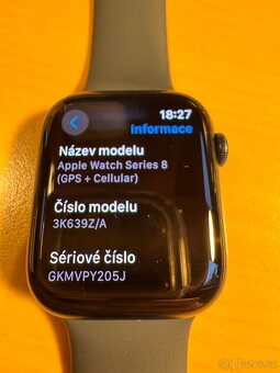 Apple Watch 8 45mm (GPS + Cellular) - ZÁRUKA 12 MĚSÍCŮ - 5