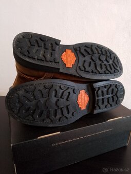Harley Davidson, pánské kovbojské/motorkářské boty, vel. 45 - 5