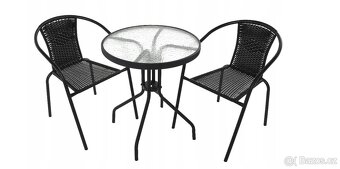 Kulatý stolek na balkon 60 cm, 2kusy - 5