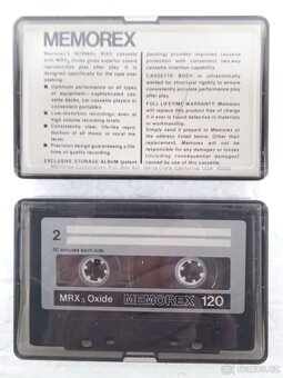 2x MEMOREX 120 MRX3OXIDE Retro Audiokazeta - 5
