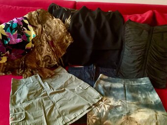 Dámská strečová sukně, vel.L. - 5