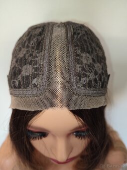 Nová vlnitá přirozená ombré Lacefront paruka - 5